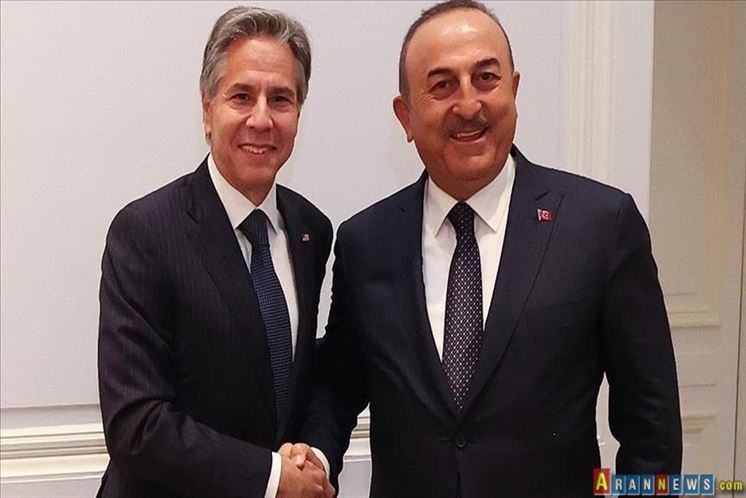 دیدار وزیران خارجه ترکیه و آمریکا/ اوغلو : آنکارا و واشنگنن در ناتو متحد هستند