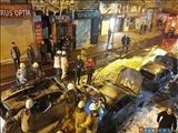 آتش سوزی یک خودرو در استانبول