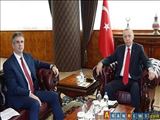 دیدار وزیر خارجه رژیم صهیونیستی و اردوغان در آنکارا