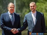 دیدار امیرعبداللهیان با وزیر خارجه روسیه در مسکو 