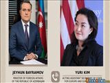 بایراموف در مورد مناقشه ارمنستان و آذربایجان با دستیار وزیر خارجه آمریکا گفتگو کرد
