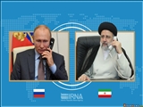 روسای جمهور ایران و روسیه درباره بحران فلسطین و اسرائیل گفتگو کردند