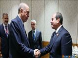 اردوغان در گفت‌وگو با السیسی: سکوت کشورهای غربی در برابر بمباران‌ها آتش در غزه را شعله‌ورتر می‌سازد