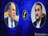 وزرای خارجه ایران و روسیه تلفنی گفتگو کردند