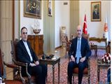 دیدار سفیر ایران با رئیس مجلس ملی  ترکیه