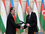 جمهوری آذربایجان و تاجیکستان بیانیه مشارکت راهبردی امضا کردند