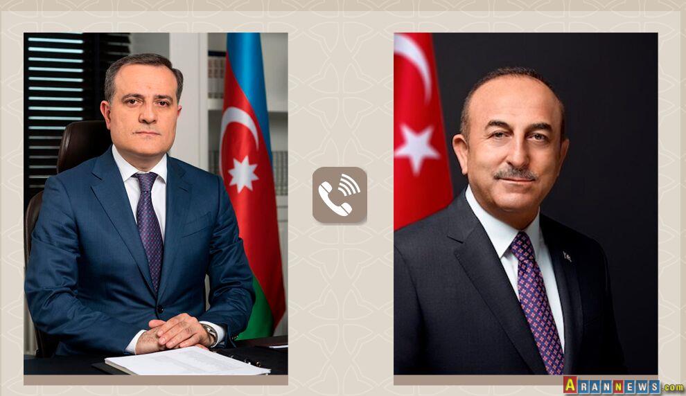 گفت‌وگوی وزرای خارجه جمهوری آذربایجان و ترکیه درباره همکاری‌های منطقه‌ای