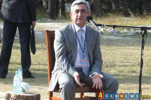 رئیس جمهور ارمنستان، وارد خاک جمهوری آذربایجان شد